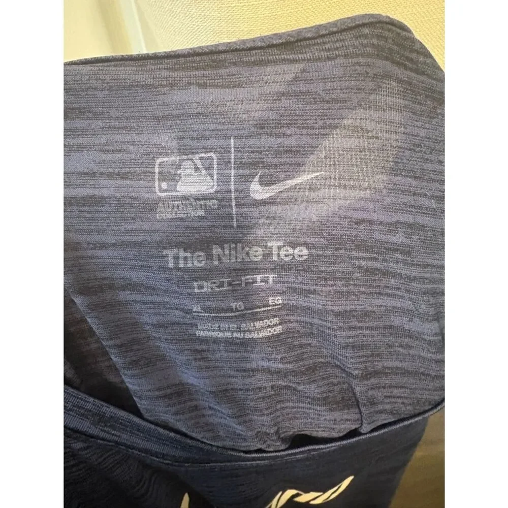 Nike Navy 'The Land' Short Sleeve Performance Tee